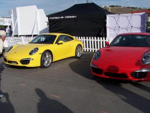 Red and Yellow porshes