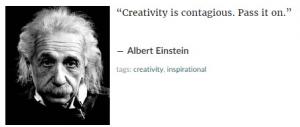 Albert Einstein on creativity