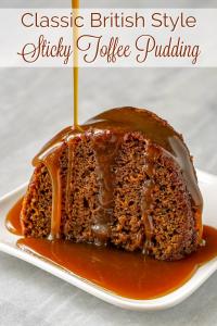 Classic British Sticky toffee pudding