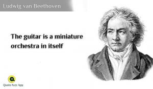 Beethoven about guitars