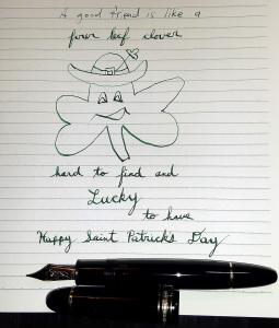 MB 149 Calligraphy Saint Patricks Day