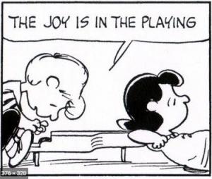 Schroeder the joy is in the playing