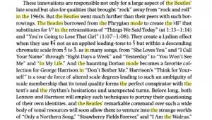 Modes in Beatles music 1