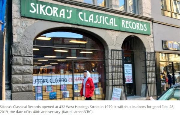 Sikora's classical records